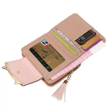 Load image into Gallery viewer, Cute Cat Ears Leather Vintage Tassel - orevele
