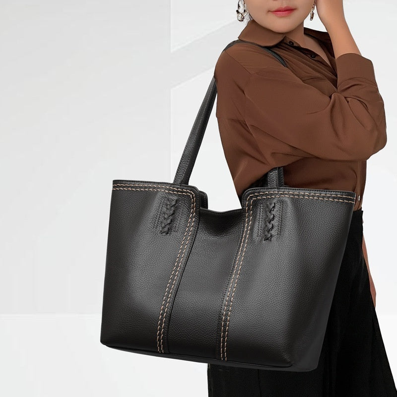 Leather Tote Bag - orevele