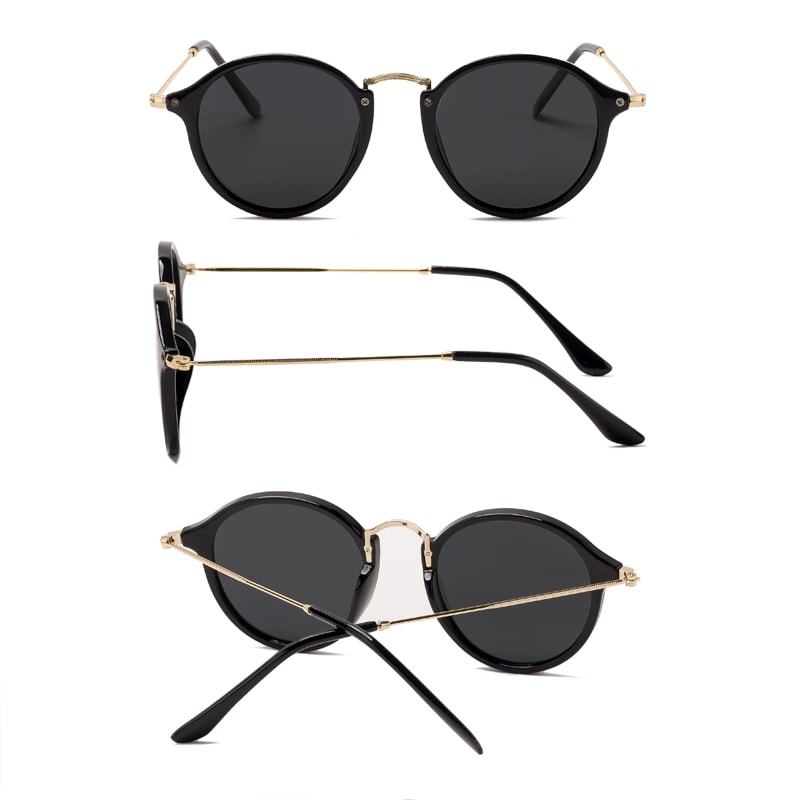 Round Metal Sunglass - orevele