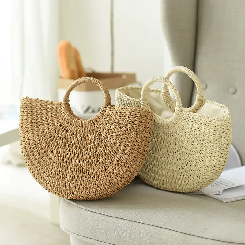 Handmade Straw Bag - orevele