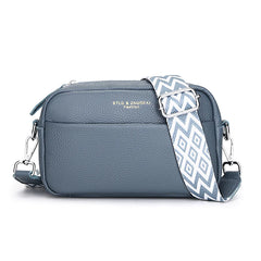 Leather One-shoulder Crossbody Bag - orevele