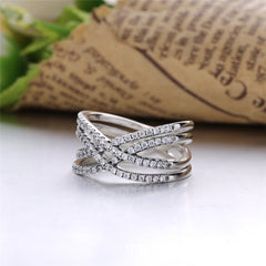 Vintage Cross Sterling Silver Ring - orevele