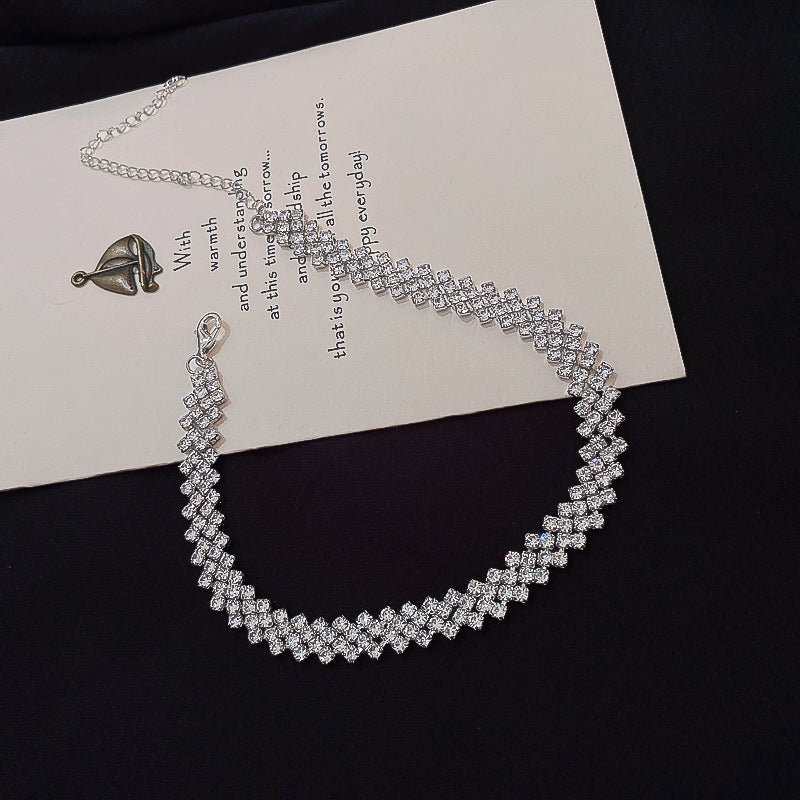 Rhinestone Necklace - orevele