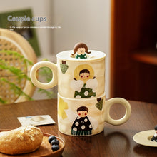 Load image into Gallery viewer, Adorable Peekaboo Character Ceramic Mug - orevele