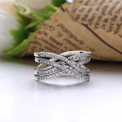 Vintage Cross Sterling Silver Ring - orevele