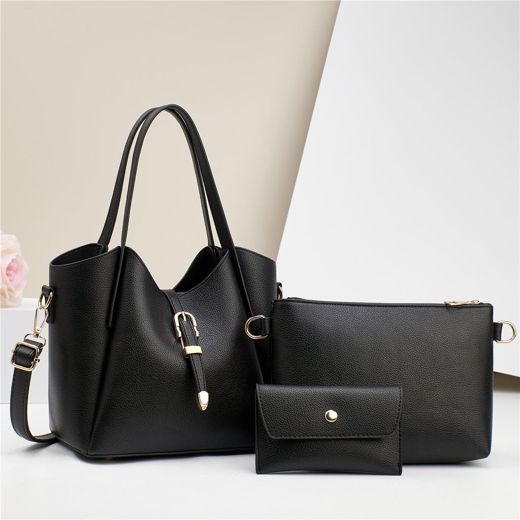Large Capacity Totes Three-piece Portable Shoulder Bag - orevele