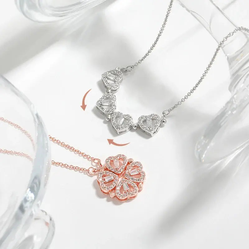 Titanium Clover Pendant Necklace - orevele
