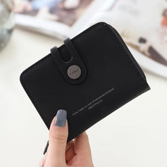 PRETTYZYS Compact Button Wallet - orevele