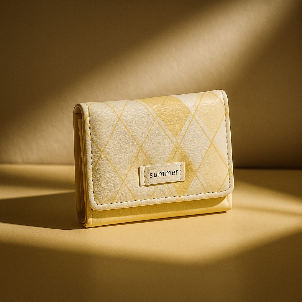 PlaidBliss Mini Wallet - orevele