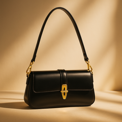 Classic Buckle Baguette Bag - orevele
