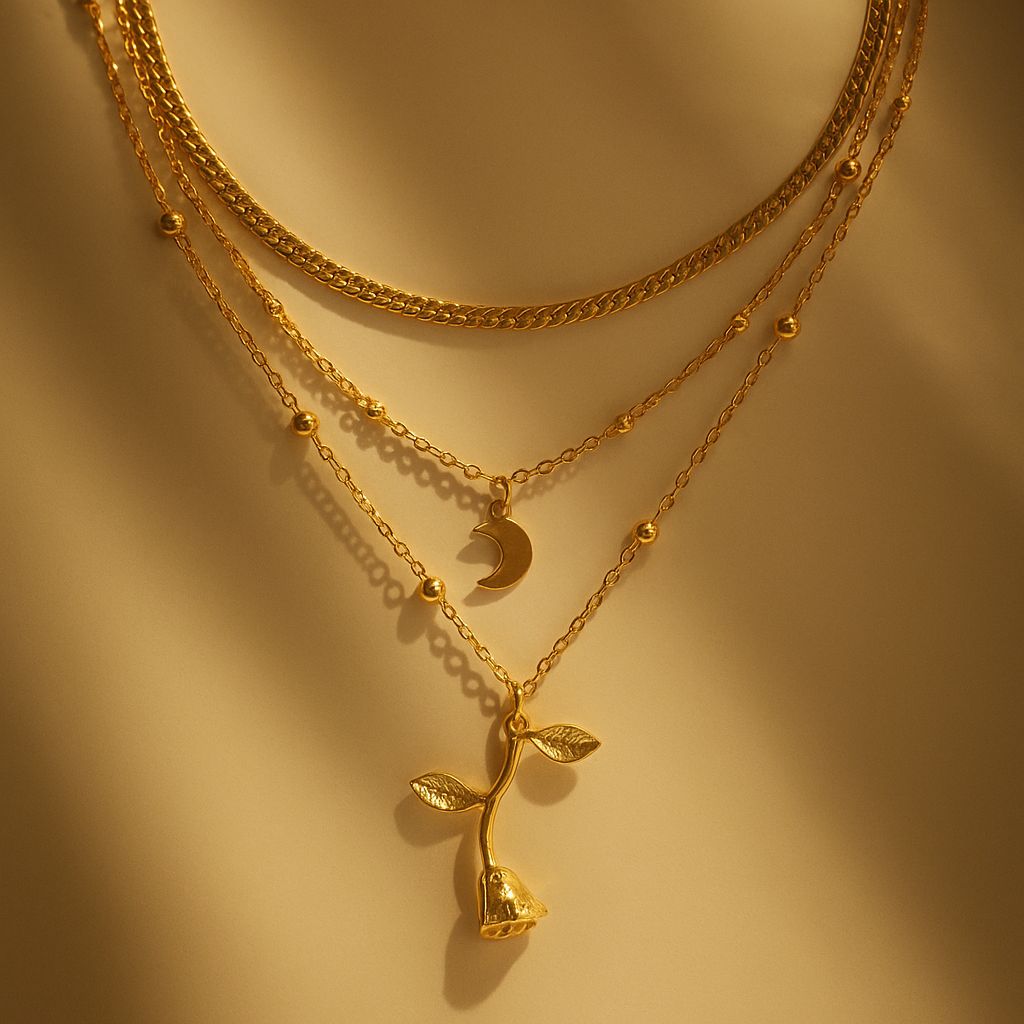 Lunaria Bloom Necklace - orevele