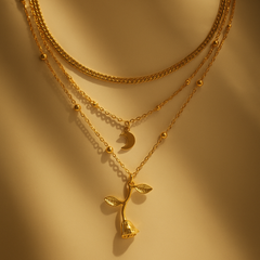 Lunaria Bloom Necklace - orevele