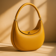 Crescent Leather Commuter Bag - orevele