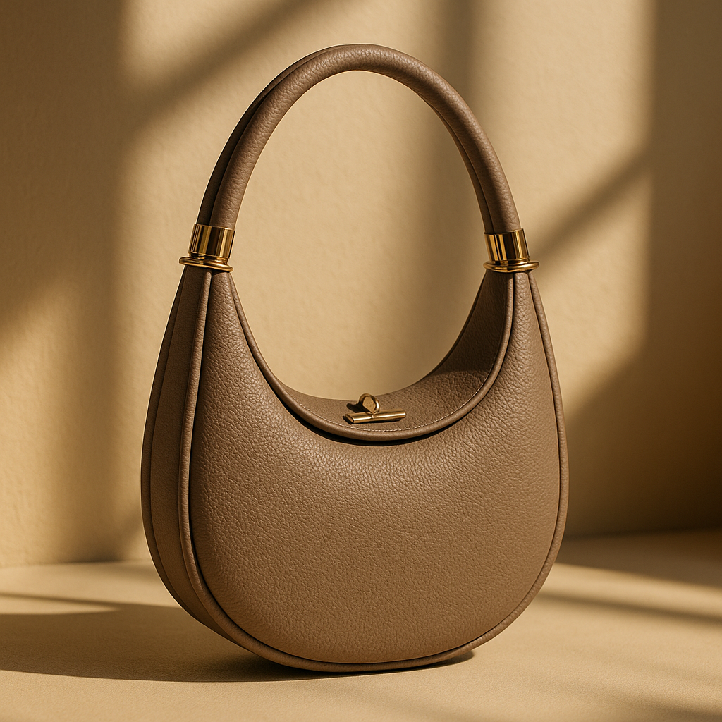 Crescent Leather Commuter Bag - orevele
