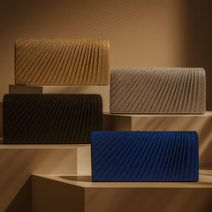 GlitzFold Metallic Clutch - orevele