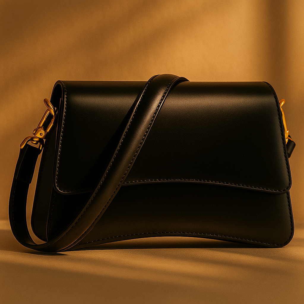 Lustré Curve Shoulder Bag - orevele