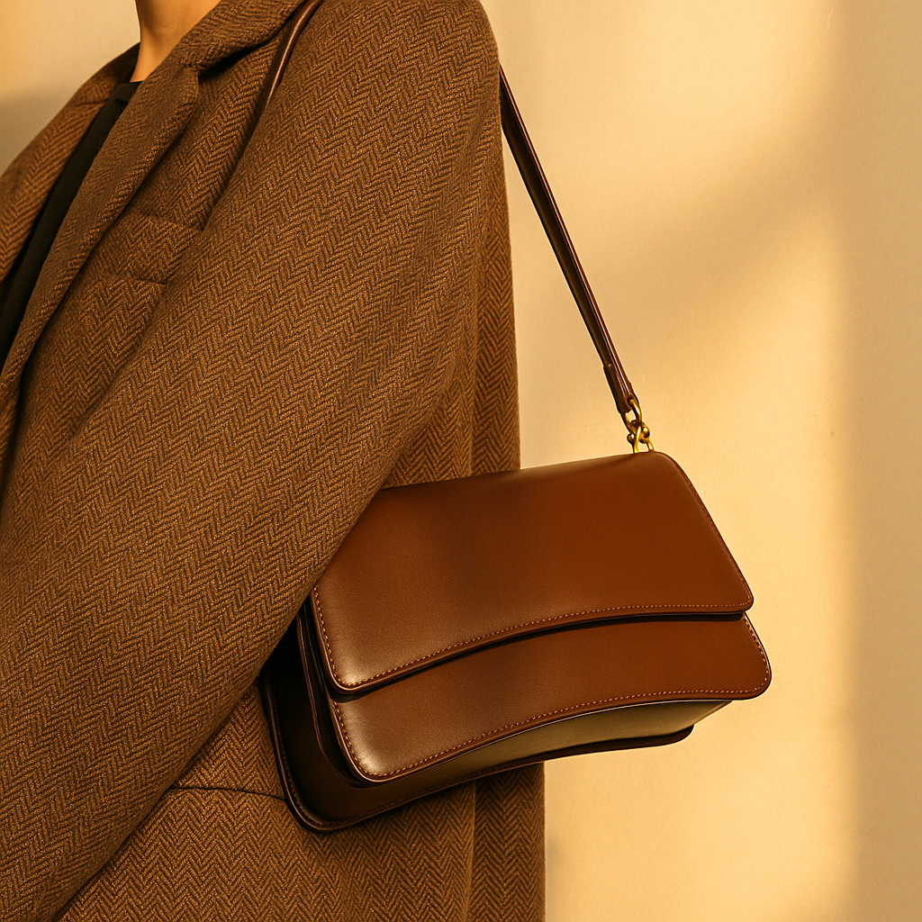 Lustré Curve Shoulder Bag - orevele
