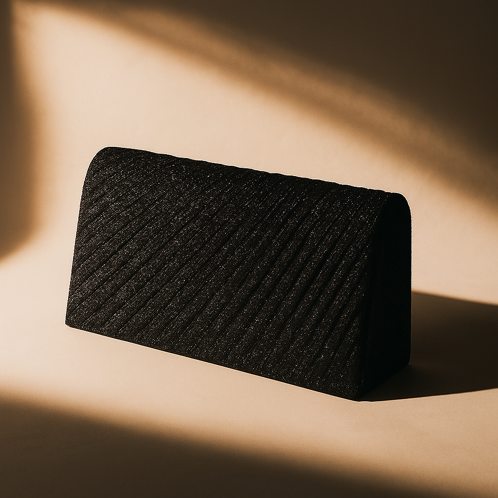 GlitzFold Metallic Clutch - orevele