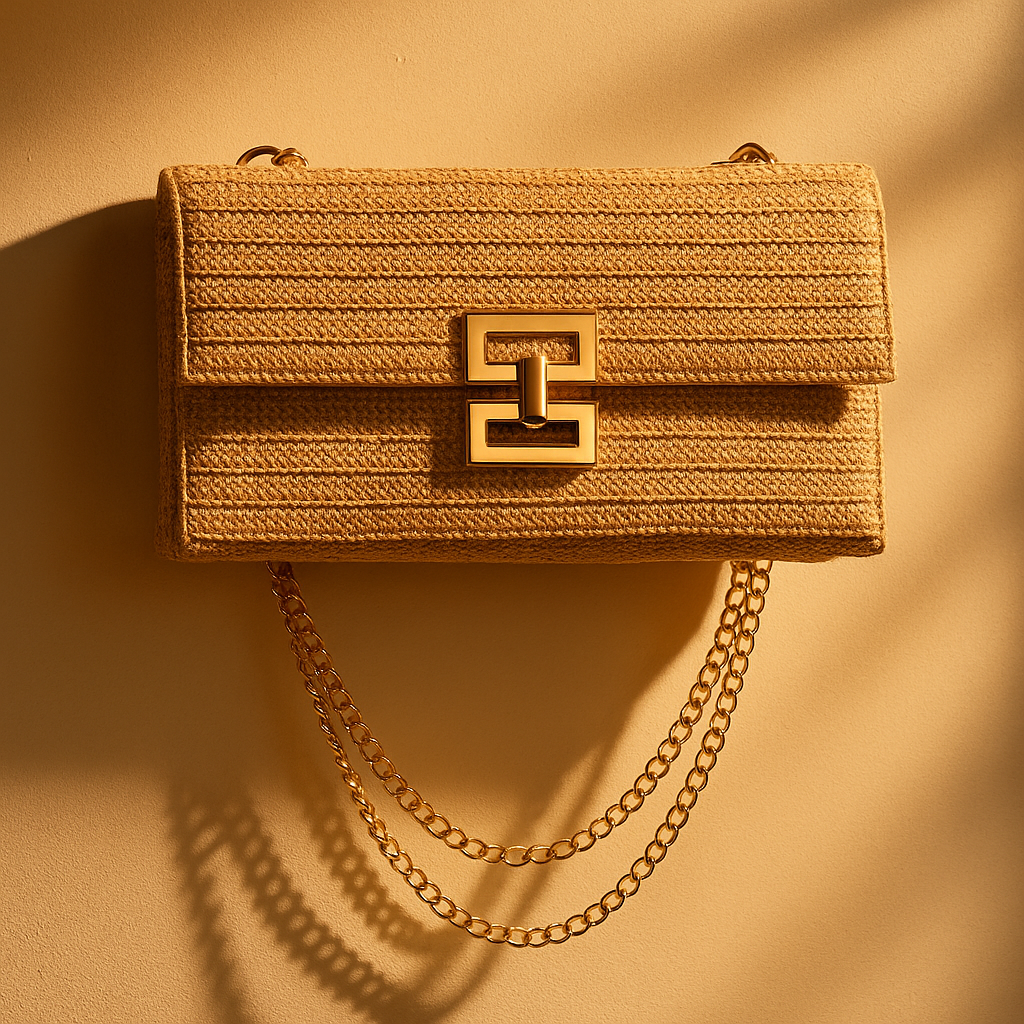 Château Chic Straw Clutch - orevele