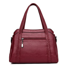 Load image into Gallery viewer, Vdisi Wild Fashion Soft Leather Tote - orevele