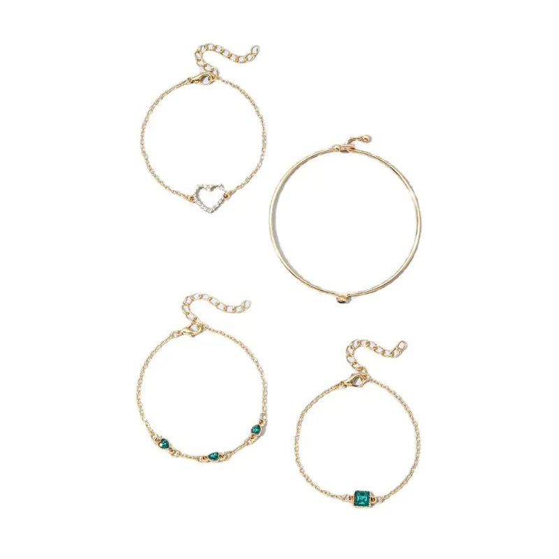 Inlaid Bracelet Jewelry Set - orevele