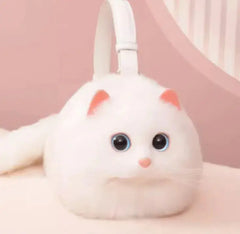 Plush Cat Bag By Orevele - orevele