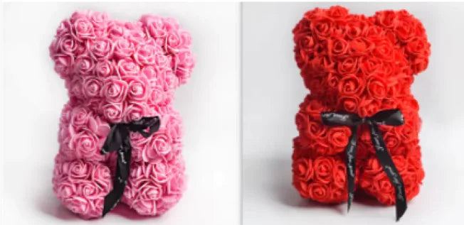 Rose Bear Teddy - Gift For Special Occasion - orevele