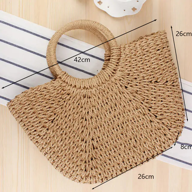 Handmade Straw Bag - orevele