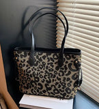 Leopard Print Tote Bag