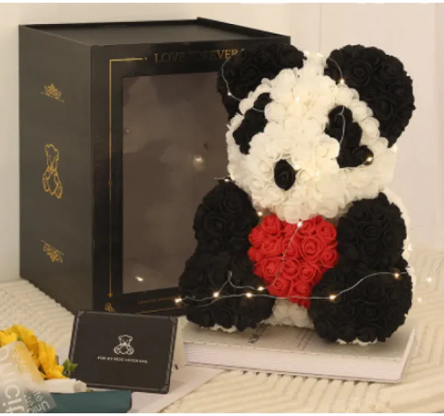 Rose Bear Teddy - Gift For Special Occasion - orevele