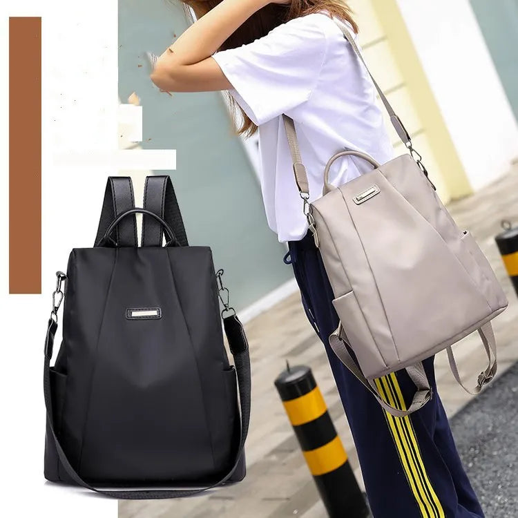 Women's Anti-theft Nylon Travel Backpack - orevele