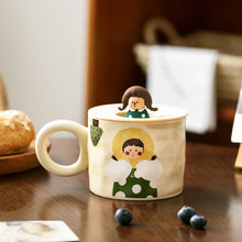 Load image into Gallery viewer, Adorable Peekaboo Character Ceramic Mug - orevele