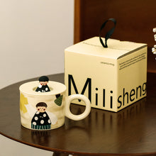 Load image into Gallery viewer, Adorable Peekaboo Character Ceramic Mug - orevele
