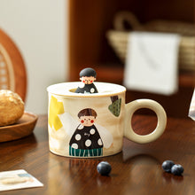 Load image into Gallery viewer, Adorable Peekaboo Character Ceramic Mug - orevele