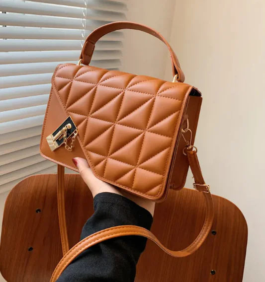 Rhombus One-Shoulder Bag - orevele