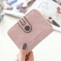 PRETTYZYS Compact Button Wallet - orevele