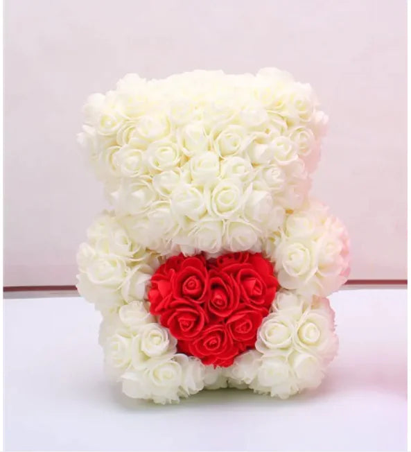 Rose Bear Teddy - Gift For Special Occasion - orevele