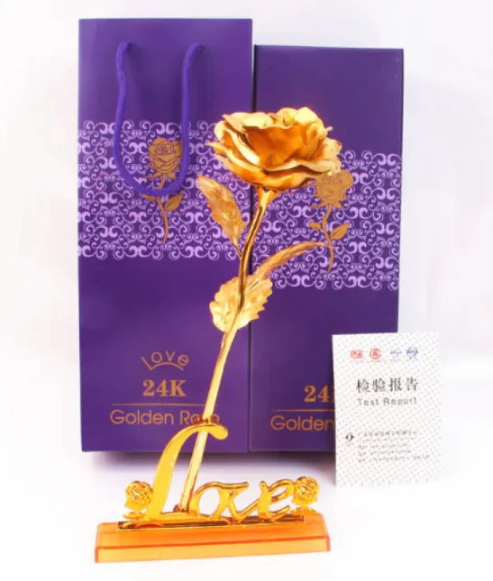 24K Gold Rose – Gift for Special Occasions - orevele