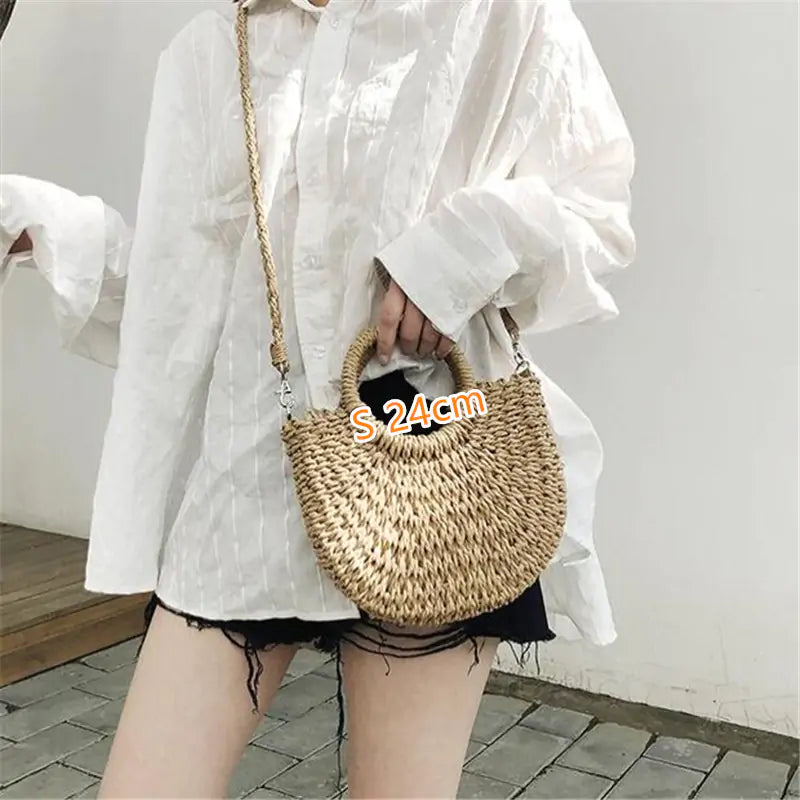 Handmade Straw Bag - orevele