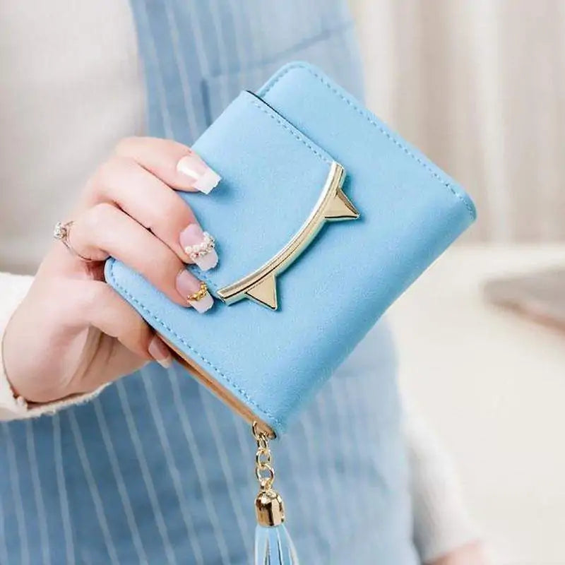 Cute Cat Ears Leather Vintage Tassel - orevele