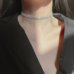 Rhinestone Necklace - orevele