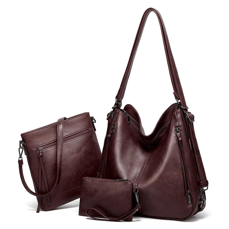 Women's 3-Piece Bag Set - orevele