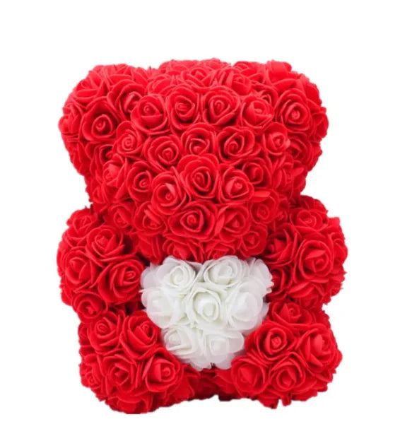Rose Bear Teddy - Gift For Special Occasion - orevele