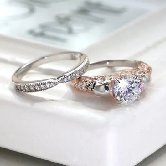Elegant Silver Crystal Ring - orevele
