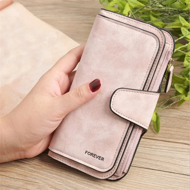 Elegant Leather Women's Clutch Wallet - orevele