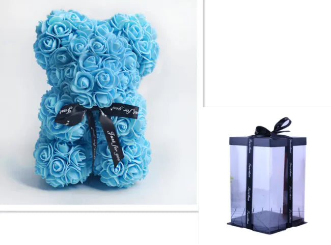 Rose Bear Teddy - Gift For Special Occasion - orevele
