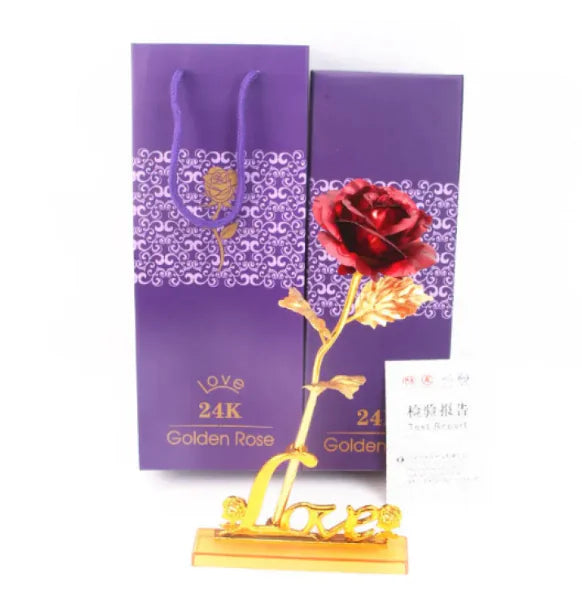 24K Gold Rose – Gift for Special Occasions - orevele
