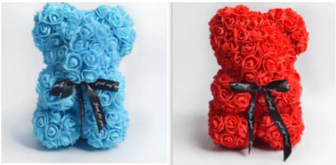 Rose Bear Teddy - Gift For Special Occasion - orevele