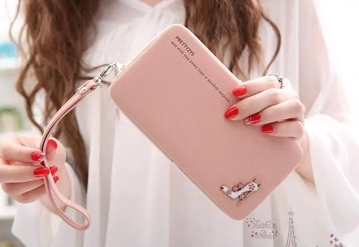 PRETTYZYS Fashion Wristlet Wallet - orevele