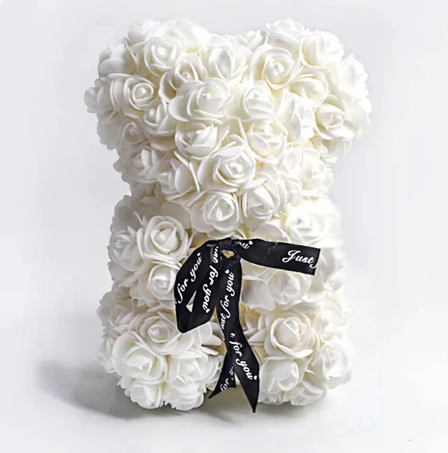 Rose Bear Teddy - Gift For Special Occasion - orevele